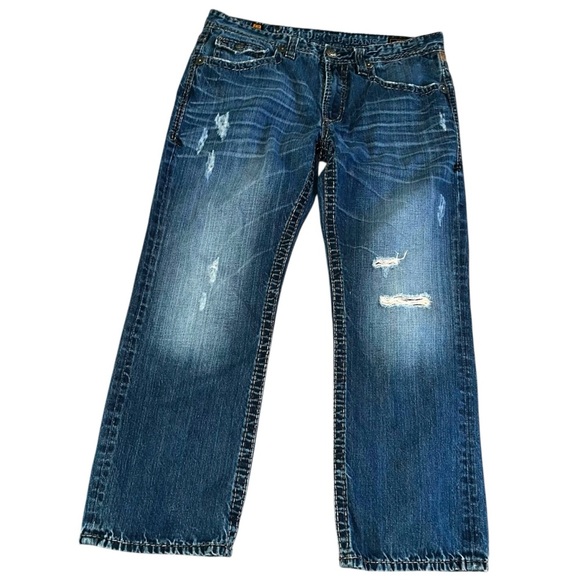 Rivet de Cru distressed jeans - Picture 1 of 5